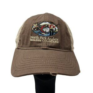 North Park Anglers Walden Colorado Bait Tackle Shop Fishing Snapback Trucker Hat